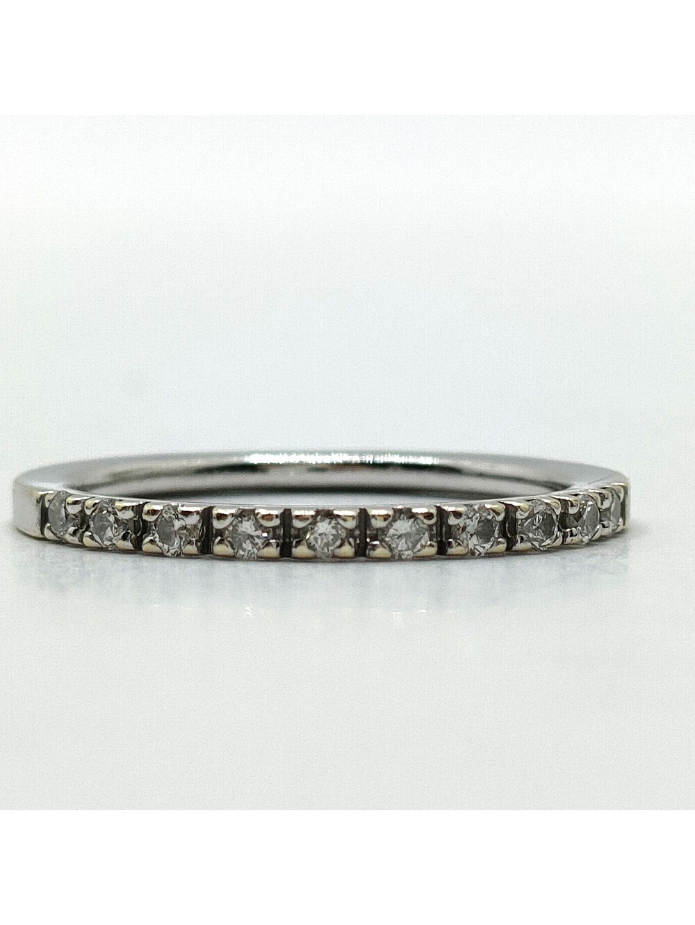 Jewelry Ring Natural Diamond White Gold 5522146